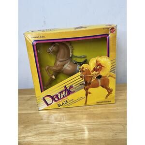 Vintage 1981 DAZZLE BLAZE HORSE by MATTEL NRFB